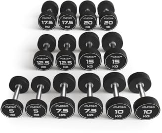 Atletica Polyurethan Rundhantel Set 5 kg - 20 kg