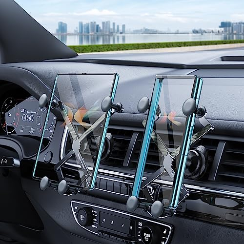 xuenair Fold 5 Car Mount, [2 Forms] Gravity Z Fold 6 5 4 Car Mount,[Thick Case Friendly] Car Cell Phone Holder Mount for Samsung Galaxy Z Fold 7 6 5 4 3 2 s23 22 Ultra iPhone 15 14 13 12