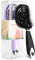 Sindax Bio Haarbürste ohne Ziepen tangle wildschweinborsten bürste Set aus 2 Anti Frizz Haarbürsten Entwirrbürste für das tägliche Haare teezer Haarkämme Locken Lange Haare Haar Kamm (Violett+Schwarz)