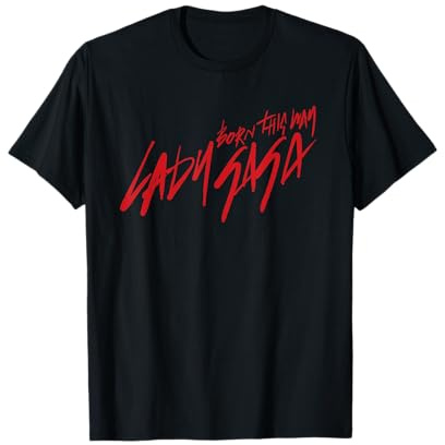 Offizielles Lady Gaga Born This Way Logo T-Shirt