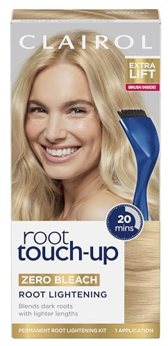 Clairol Root Touch-Up Permanent Hair Dye, Extra Lift Hair Color| 100% Gray Coverage | Easy Brush Application | Matches Professional Salon Shades | Pack of 1