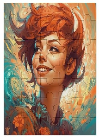 Pixie - 35 Teile Puzzle – Cute Animal - Hochauflösendes - Gelegenheitsspiel – 35 Teile Holzpuzzle 35 PCS