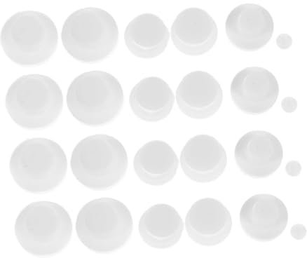 Amosfun 24pcs Silicone Stoppers for Salt and Pepper Shakers Bottle Seal Caps Kitchen Oil Bottle Caps Replacement Silicone Sealing Plugs for and Storage Jars