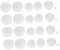 Amosfun Replacement Salt and Pepper Shaker Plug 24 Pack Silicone Bottle Cap Sealer Sealing Covers for Kitchen Oil Bottles Small Bottles Caps Silicone Storage Jar Plugs