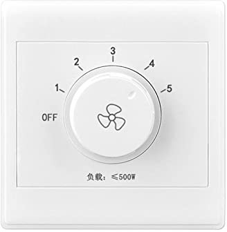 Steples Ventilateur de plafond AC220 V Régulateur de vitesse Interrupteur mural LED Variateur