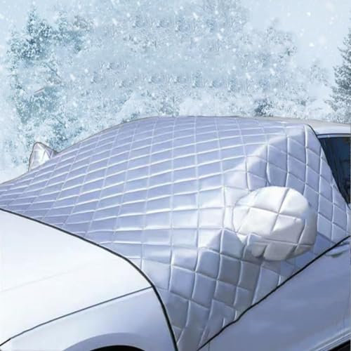 HHDGJKKK Frontscheibenabdeckung Winter, für Opel Corsa D 2006-2014 Auto Scheibenabdeckung Frost Schutzabdeckung Winter Faltbar Frostabdeckung,B