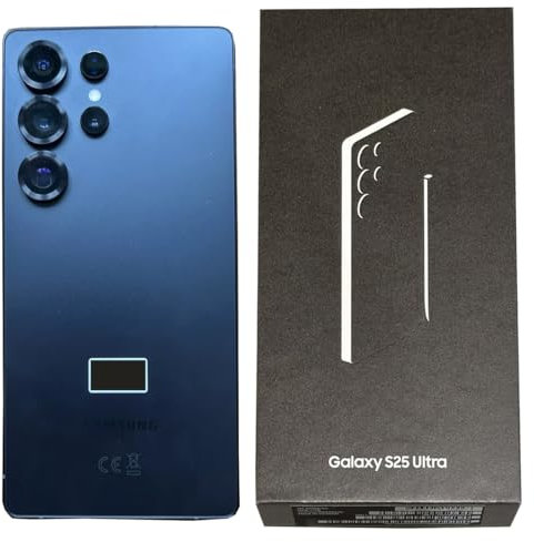 Samsung Galaxy S25 Ultra 5G (2025) 512GB Storage + 12GB RAM SM-S938B Qualcomm Snapdragon 8 Elite SIM Free Factory Unlocked Android 15 Smartphone (Titanium Black)