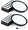 2 jeux de filtres RO7681 pour aspirateur cyclonique Rowenta Silence Force 4AA modèles, RO7611EA RO7612EA RO7643EA RO7647EA RO7663EA RO7676EA RO7681EA RO7691EA RO7690EA, pièces détachées ZR903701
