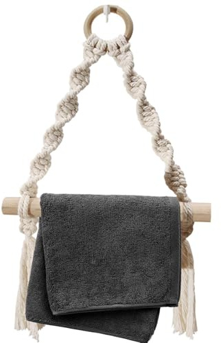 Boho Toilettenpapierhalter | Shabby Chic Loo Papers Holder | Jute Nautical