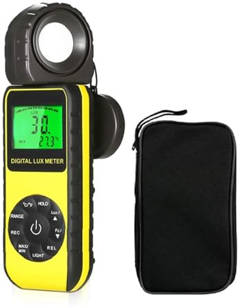 Digitaler Beleuchtungsstärke-Lichtmesser, 0,01–400.000 Lux, Taschendesign for Pflanzen, LED-Leuchten, Innen- Und Außenlichttester