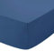 AmigoZone Extra Deep 16 (40cm) Fitted Bed Sheets - Non Iron Percale Quality For Thick MATTRESS - Single, Double, King & Super King (Super king, Mid Blue)