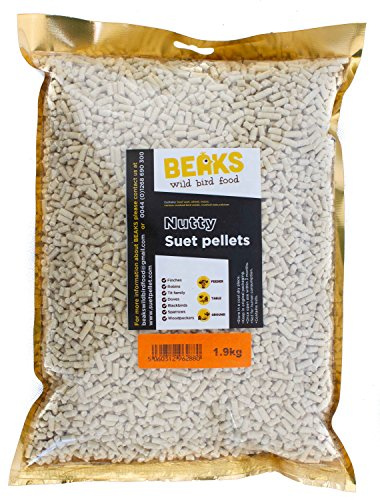 BEAKS wild bird food Suet pellets/Nutty / 1.9kg