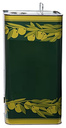 IRPot – Bidon pour huile, en fer blanc, avec bouchon hermétique 2 LT