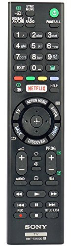 Telecomando per Sony KD55X85 Bravia LED HDR 4K Ultra HD 3D Android TV 55 Freeview HD - Con due batterie AAA 121AV incluse