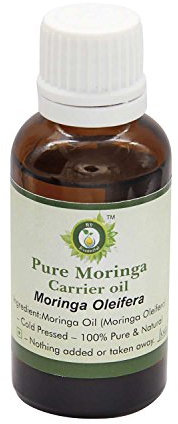 R V Essential Reines Moringa Träger Öl 100ml (3.38 Unzen) - Moringa.oleifera (100% reines und natürliche Kaltgepresste) Pure Moringa Carrier Oil