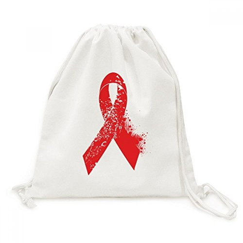 DIYthinker Red Ribbon AIDS-Tag HIV 1.Dezember Leinwand Rucksack-Reisen Shopping Bags
