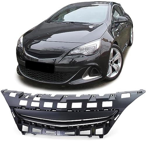 Sport Kühlergrill ohne Emblem Schwarz passend für Opel Astra J GTC 3 Türer 12-18