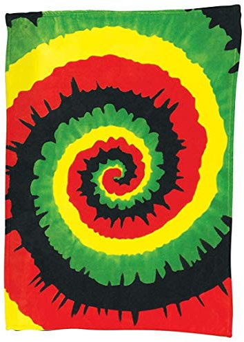 Karma Konnection Fleecedecke, 114 x 152 cm, Regenbogenfarben