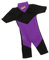 CUTICATE Trendige Puppe Neoprenanzug Tauchen Schwimmen Kleidung Für 28 30cm Soldat Puppen ACCS - Lila
