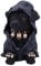 Nemesis Now Canine Dekofigur Sensenmann aus Polyresin, schwarz, 17 cm