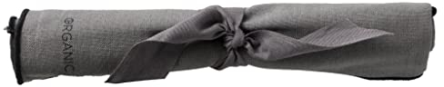BITZ/Södahl Serviette aus 100% Bio-Baumwolle 2er-Set, 50 x 50 cm, Grey/Black