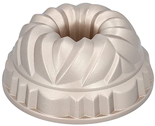 Birkmann, Contoura, Gugelhupfform Krone, Backform aus Aluguss, mit Antihaftbeschichtung und Rezept, 887022