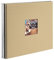 goldbuch 25 406 Spiralalbum mit Bildausschnitt, Bella Vista, Foto Album 35 x 30 x 1,5 cm - Spirale ⌀ 2,8 cm, Erinnerungsalbum aus Leinen, 40 schwarze Seiten, Fotobuch zum Selbstgestalten, Beige