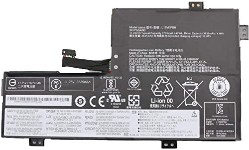 L17M3PB0 L17L3PB0 5B10W13945 5B10W13946 5B10W13947 5B10T36866 5B10T36867 5B10T36868 Reemplazo de la batería del portátil para Lenovo 100E 300E Chromebook 2nd Gen MTK Series(11.25V 42Wh)