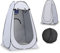 CLIPOP Pop Up Toilettenzelt Umkleidezelt, Outdoor Camping Duschzelt, Anti UV Ankleidezelt für Strand, Angeln, Baden, mit Tragetasche