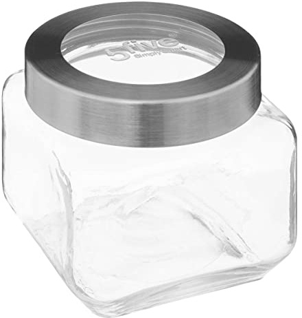 FIVE Glas 0,8l verspiegelt, transparent