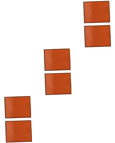 UPKOCH 6 Stk Kuchenrollmatte Aus Silikon Backen Silikonmatte Ofenauskleidungen Backmatte Aus Fiberglas Gebäckmatte Antihaft Pizza-backform Pizzaofen Pizzamatte Auslaufsicher Kieselgel