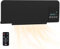 HOMCOM Termoventilatore da Parete Oscillatorio per Casa e Ufficio con Timer 12h e 2 Modalità di Riscaldamento, 54.5x12x21.5 cm, Nero