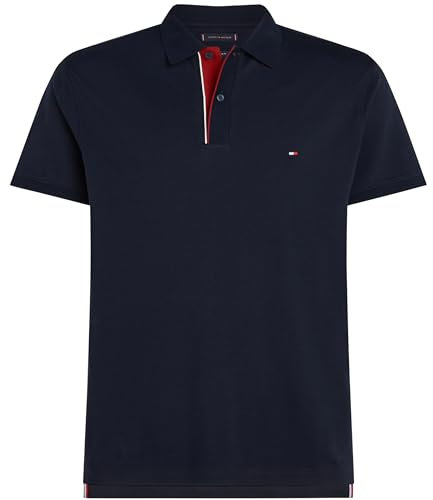 Tommy Hilfiger Liquid Cotton Essential REG Polo, blau(dwblue (5)), Gr. L