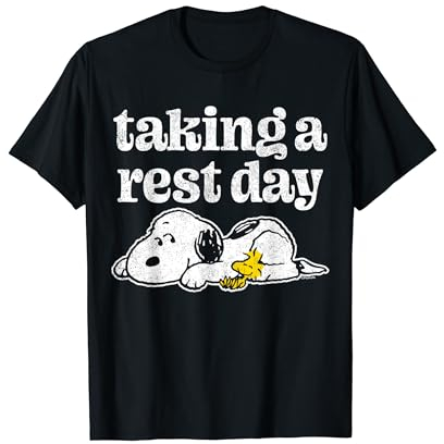 Peanuts Snoopy Woodstock Taking A Rest Day T-Shirt