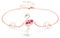 StoryEtain Flamingo Armband 925 Sterling Silber Flamingo Anhänger Armband Tierarmband Schmuck Geschenk für Mädchen Frauen Geburtstagsgeschenk