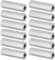 PATIKIL M5 x 0.8-Pitch Dado Esagonale Lungo Acciaio Inossidabile 304, 12Pz 30mm/ 1.2 L Dadi di Accoppiamento Dado a Barra Lunga Intera Connettore per Barra Filettata, Tono Argento