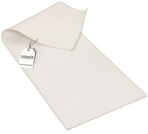 SEEBAUER Living Matratzenschoner Filzschoner für Lattenrost (50 x 100 cm) Matratzenunterlage Antirutschmatte Made in Germany