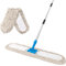 ARTIPOLY 36” Commercial Dust Mop for Floor Cleaning, Industrial Dry Mop with Heavy Duty Long Handle, Large Cotton Reusable mop Head, for Cleaning Office Garage Hardwood Warehouse Factory Mall