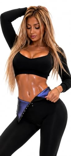 MedelinaShop Sauna Leggings Shapewear Damen Slimming Hose für Fitness Sport Yoga