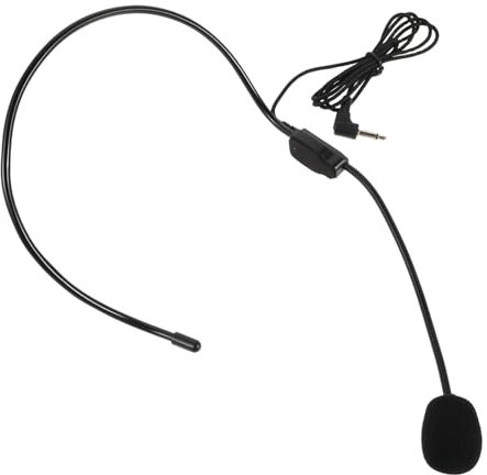 Abaodam Toy Microphone for Boys and Girls Fake Headset Prop Simulation Microphone Toy Stage Performance Cosplay Props