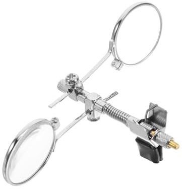 IWOWHERO Aufsteckbare Schmucklupe für Hobbybastler 5x 25mm mit Zwei Linsen