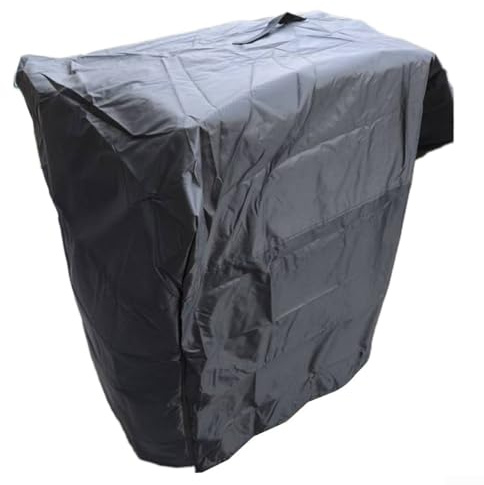 Oxford Cloth Pool Pump Cover for Intex Krystal CLEARs Sand Filter SYSTEMs, 420D Waterproof Protective Case with Zipper and Drawstring, 84x61x86 cm, Black
