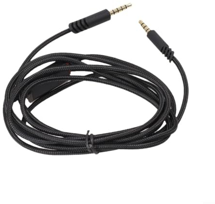 Wodsty 2m Kopfhörer-Ersatzkabel für Logitech für astro A10 A40 TR, robustes für 3,5mm Audio-Kabel vergoldet, kompatibel mit MixAmp für PS5 für für xbox für Series X Switch(für braided wire)