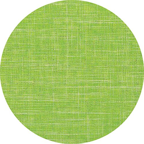 d-c-fix Wachstuch Leinen Look RUND OVAL Farbe & Größe wählbar Rund 90 cm Grün abwaschbare Tischdecke