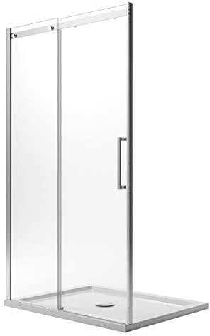 Porta Doccia 140CM H200 Vetro Trasparente 8mm Versione Sinistra con Easy-Clean mod. Prime