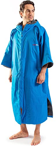 GUL Robe Poncho wechseln oder Robe Handtuch für Beach Watersports & Surfing wechseln - Evorobe - Blue Grey - Thermal Warm Heat