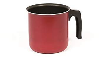 Bollitore Antiaderente in Alluminio 99,5% Diametro 13 cm - Ravelli Linea 10 - Bollilatte con Manico Saldato