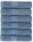 MAURAHOME Luxus Gästehandtücher Set 100% Baumwolle, Hotel & Spa Qualität, 6 Große Gästehandtücher 30X50, Schnell Trocknende Frottiertücher, Weich, Plüschig und Stark Saugfähig