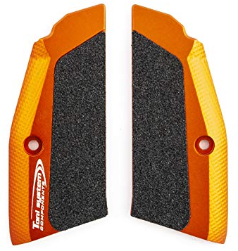 Toni system GCZHC Highgrip Griffpolster kurz (für Minigock) für CZ Shadow 1, Shadow 2, Tactical Sport (Orange)