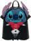 Loungefly Disney Vampire Stitch Bowtie Womens Double Strap Shoulder Bag Purse